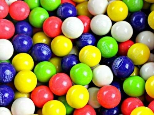 Dubble Bubble 1 Inch Gumballs Tropical Fruit 1lb